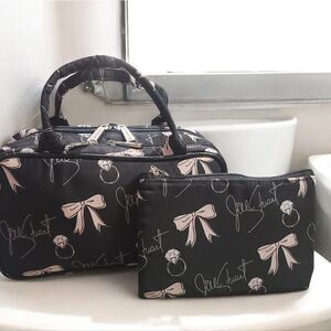 JILLSTUART VTG Travel 2pc. MAKEUP Bag Set